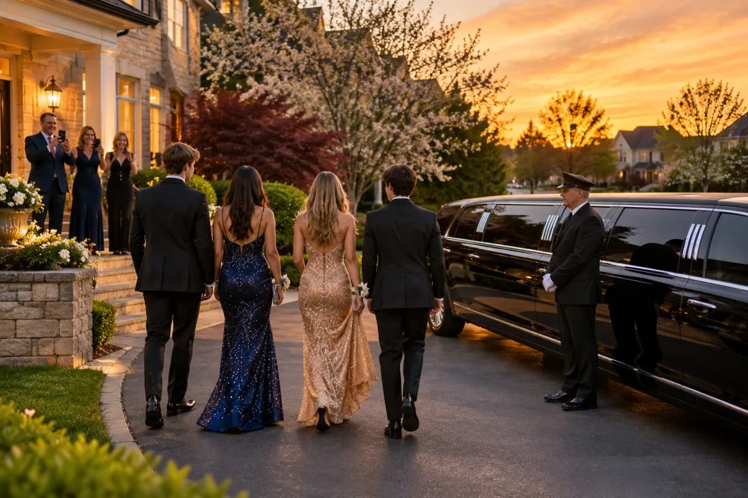 Prom limo service in Washington DC Maryland and Virginia